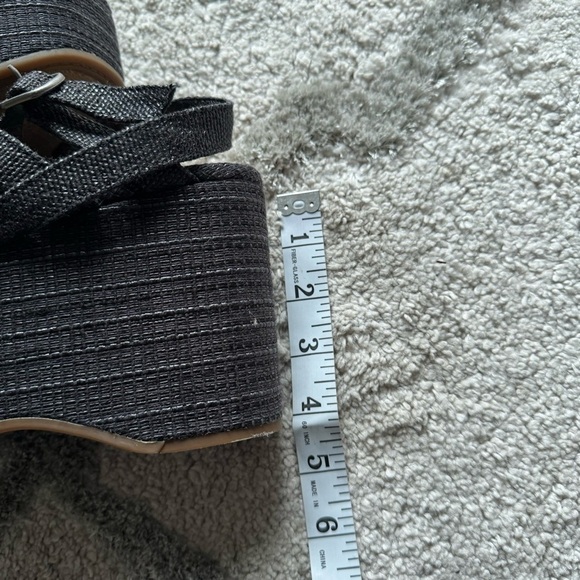 Lucky Brand Carlisha Wedge Sandal black 10 - Picture 7 of 11